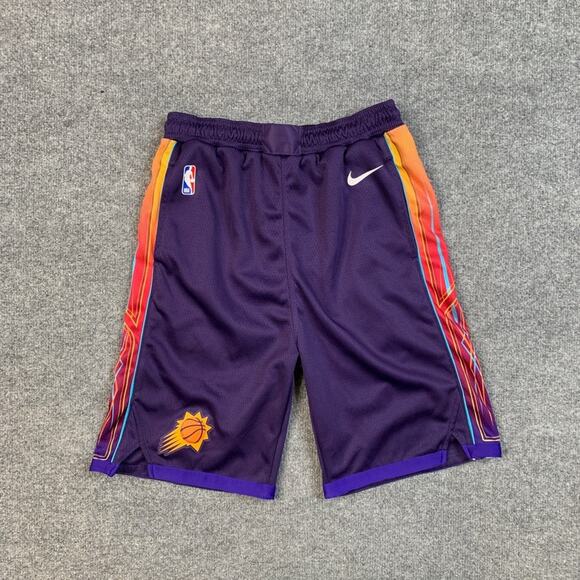 Phoenix Suns Shorts Boys Youth L Large Purple Player Engineered Basketball Nike - Picture 2 of 14